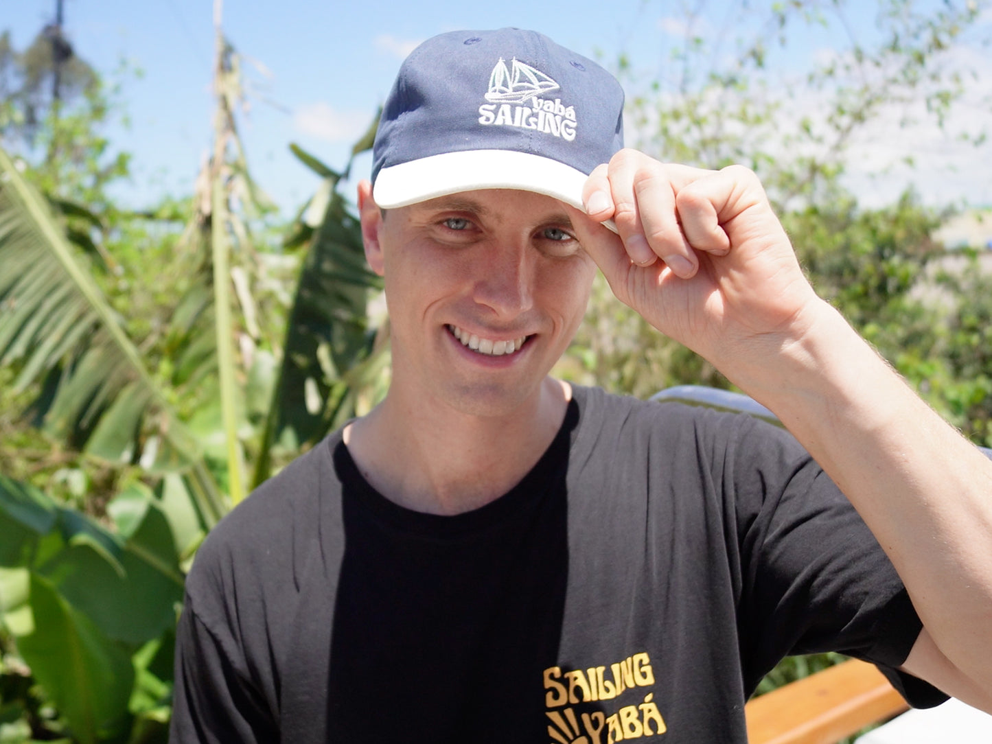 Yabá Sailing Hat (blue + white)